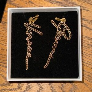Auth Versace Ganni vintage earrings